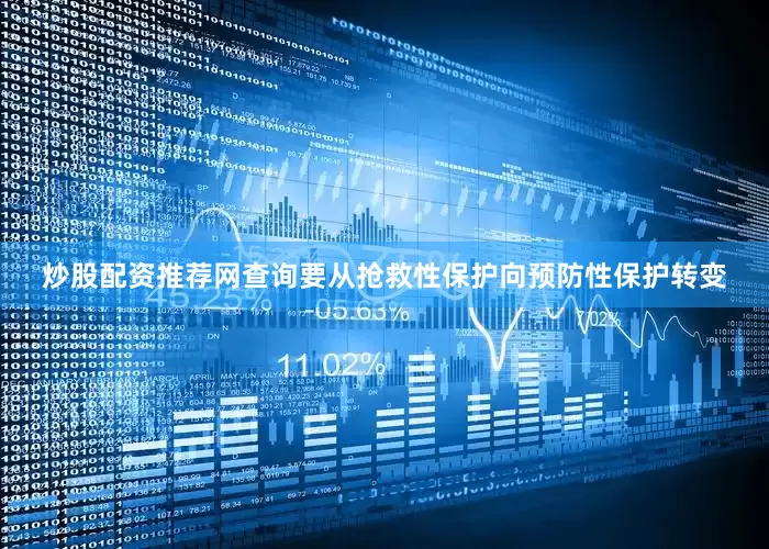 炒股配资推荐网查询要从抢救性保护向预防性保护转变