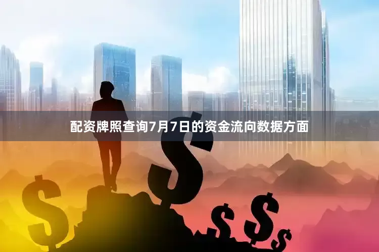 配资牌照查询7月7日的资金流向数据方面